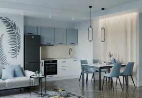 Кухонный гарнитур Ниагара 2550 (Стол. 26мм) в Красноуральске - krasnouralsk.ok-mebel.com | фото
