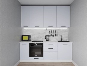 Кухонный гарнитур Смоки 2200 h950 (Стол. 38 мм) в Красноуральске - krasnouralsk.ok-mebel.com | фото