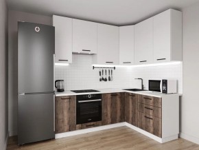Кухонный гарнитур Старое Дерево 2200*1600 h950 (Стол. 26мм) в Красноуральске - krasnouralsk.ok-mebel.com | фото