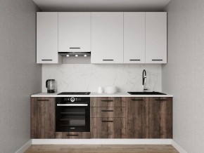 Кухонный гарнитур Старое Дерево 2400 h950 (Стол. 38мм) в Красноуральске - krasnouralsk.ok-mebel.com | фото