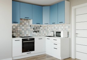 Кухонный гарнитур угловой Капри 2200х1600 h950 (Стол. 38мм) в Красноуральске - krasnouralsk.ok-mebel.com | фото