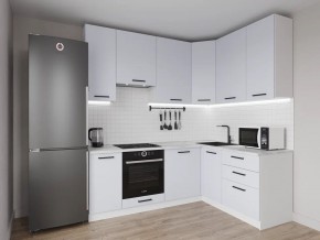 Кухонный гарнитур угловой Смоки 2200*1600 h950 (Стол. 38мм) в Красноуральске - krasnouralsk.ok-mebel.com | фото