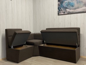 Кухонный уголок УЮТ низкий сектор (ППУ) велюр Luma 12 в Красноуральске - krasnouralsk.ok-mebel.com | фото 2