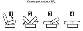 ЛАУРА ЛЮКС Диван Лаура Люкс БД+2подушки в Красноуральске - krasnouralsk.ok-mebel.com | фото 7