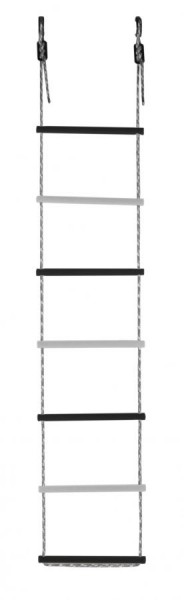 Лестница веревочная 7 перекладин цв.черный, белый D=25  в Красноуральске - krasnouralsk.ok-mebel.com | фото 1