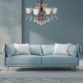 Люстра на штанге Arti Lampadari Borgese Borgese E 1.1.8.602 GB в Красноуральске - krasnouralsk.ok-mebel.com | фото 2