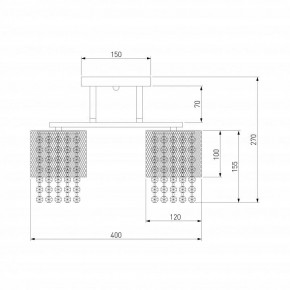 Люстра на штанге Eurosvet Bonnie 30137/3 золото в Красноуральске - krasnouralsk.ok-mebel.com | фото 4