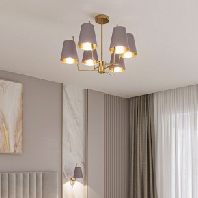 Люстра на штанге Eurosvet Topanga 60173/6 латунь в Красноуральске - krasnouralsk.ok-mebel.com | фото 3