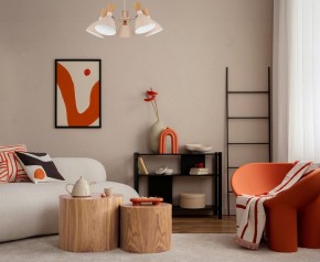 Люстра на штанге EVOLUCE VISTA SLE1256-502-05 в Красноуральске - krasnouralsk.ok-mebel.com | фото 7