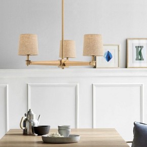 Люстра на штанге Imperiumloft Jorgenson White/Light wood STAVRA01 в Красноуральске - krasnouralsk.ok-mebel.com | фото 6