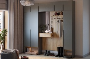 МЕБЕЛЬСОН К11 Прихожая (графит) в Красноуральске - krasnouralsk.ok-mebel.com | фото