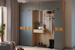 МЕБЕЛЬСОН К12 Прихожая (графит) в Красноуральске - krasnouralsk.ok-mebel.com | фото