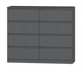 МС "Хилтон" Комод №3 1200 (8 ящ.) графит в Красноуральске - krasnouralsk.ok-mebel.com | фото 2