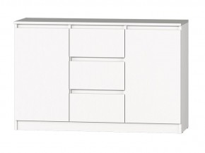 МС "Хилтон" Комод №4 1200 (белый текстурный) в Красноуральске - krasnouralsk.ok-mebel.com | фото 2