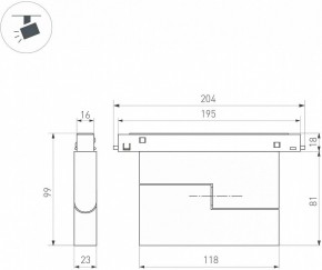 Накладной светильник Arlight MAG-ORIENT 049994 в Красноуральске - krasnouralsk.ok-mebel.com | фото 2