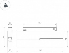 Накладной светильник Arlight MAG-ORIENT 049995 в Красноуральске - krasnouralsk.ok-mebel.com | фото 3