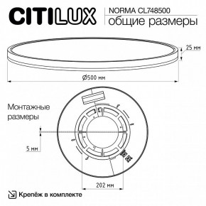 Накладной светильник Citilux Norma CL748500 в Красноуральске - krasnouralsk.ok-mebel.com | фото 11