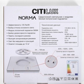 Накладной светильник Citilux Norma CL748K301 в Красноуральске - krasnouralsk.ok-mebel.com | фото 8