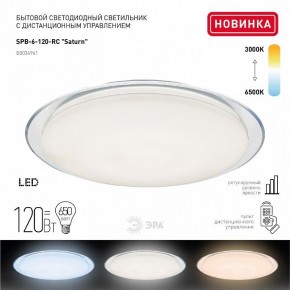 Накладной светильник Эра Классик SPB-6-120-RC Saturn (С) в Красноуральске - krasnouralsk.ok-mebel.com | фото 3