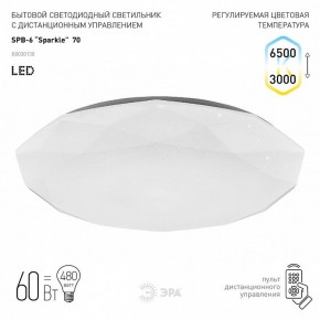 Накладной светильник Эра Классик SPB-6-70-RC Sparkle в Красноуральске - krasnouralsk.ok-mebel.com | фото 2