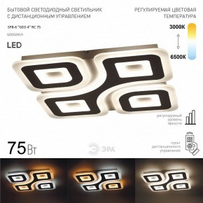 Накладной светильник Эра  SPB-6 GEO 4 RC 75 в Красноуральске - krasnouralsk.ok-mebel.com | фото 2
