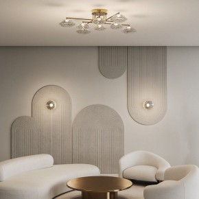 Накладной светильник Eurosvet Ripple 50389/1 LED латунь в Красноуральске - krasnouralsk.ok-mebel.com | фото 2