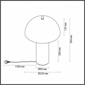 Настольная лампа декоративная Odeon Light Rufina 7089/2T в Красноуральске - krasnouralsk.ok-mebel.com | фото 5
