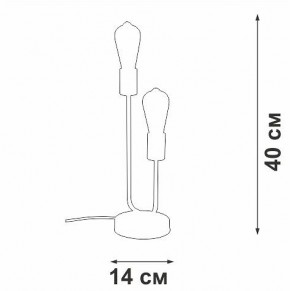 Настольная лампа декоративная Vitaluce V3005 V3005-1/2L в Красноуральске - krasnouralsk.ok-mebel.com | фото 5