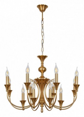 Подвесная люстра Arte Lamp Collinetta A4094LM-12PB в Красноуральске - krasnouralsk.ok-mebel.com | фото 2