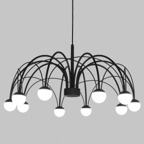Подвесная люстра Eurosvet Ragno 90034/10 LED черный в Красноуральске - krasnouralsk.ok-mebel.com | фото