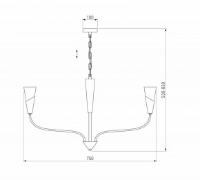 Подвесная люстра Eurosvet Rhyton 60167/6 никель в Красноуральске - krasnouralsk.ok-mebel.com | фото 5
