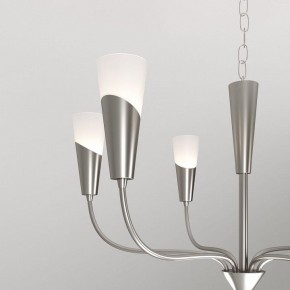 Подвесная люстра Eurosvet Rhyton 60167/6 никель в Красноуральске - krasnouralsk.ok-mebel.com | фото 7