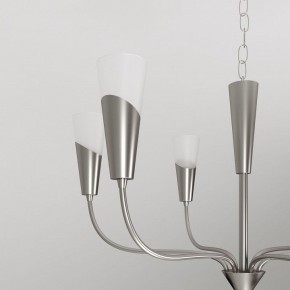 Подвесная люстра Eurosvet Rhyton 60167/6 никель в Красноуральске - krasnouralsk.ok-mebel.com | фото 8