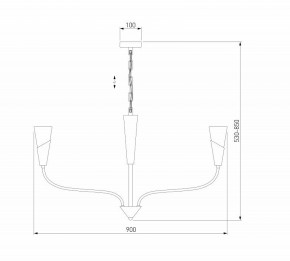 Подвесная люстра Eurosvet Rhyton 60167/8 латунь в Красноуральске - krasnouralsk.ok-mebel.com | фото 6