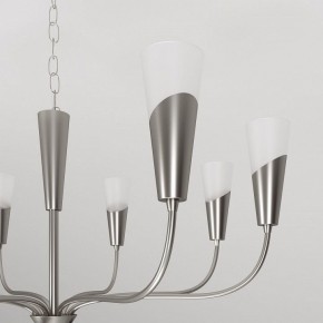 Подвесная люстра Eurosvet Rhyton 60167/8 никель в Красноуральске - krasnouralsk.ok-mebel.com | фото 8