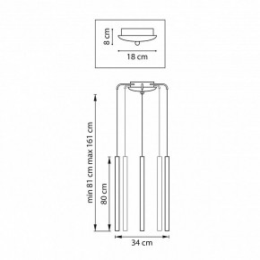 Подвесная люстра Lightstar Tubo L5T747433 в Красноуральске - krasnouralsk.ok-mebel.com | фото 3