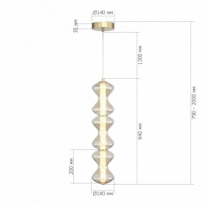 Подвесная люстра ST-Luce SPINE SL6136.213.01 в Красноуральске - krasnouralsk.ok-mebel.com | фото 4