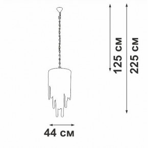Подвесная люстра Vitaluce V5885 V5885-9/7 в Красноуральске - krasnouralsk.ok-mebel.com | фото 3