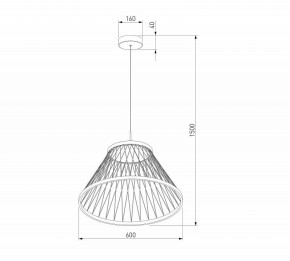 Подвесной светильник Eurosvet Cesta 40017/1 LED коричневый в Красноуральске - krasnouralsk.ok-mebel.com | фото 5