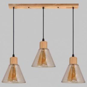 Подвесной светильник Imex MD.5870 MD.5870-3-P-WOOD+BK в Красноуральске - krasnouralsk.ok-mebel.com | фото
