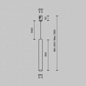 Подвесной светильник Maytoni Focus Led TR155-1-5W3K-BS в Красноуральске - krasnouralsk.ok-mebel.com | фото 4