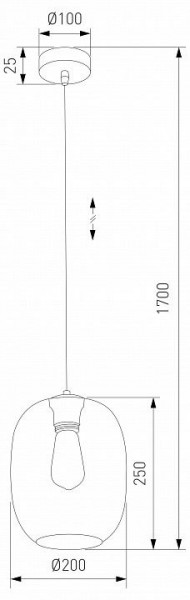 Подвесной светильник TK Lighting Elio 5971 Elio в Красноуральске - krasnouralsk.ok-mebel.com | фото 4