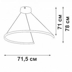 Подвесной светильник Vitaluce V2706 V2706-9/1S в Красноуральске - krasnouralsk.ok-mebel.com | фото 3