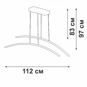 Подвесной светильник Vitaluce V2709 V2709-8/2S в Красноуральске - krasnouralsk.ok-mebel.com | фото 3
