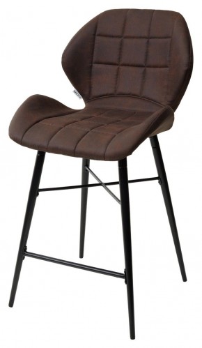 Полубарный стул MARCEL COWBOY-#800 темно-коричневый (H=65cm), ткань микрофибра М-City в Красноуральске - krasnouralsk.ok-mebel.com | фото