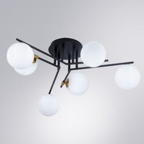 Потолочная люстра Arte Lamp Gemini A2243PL-6BK в Красноуральске - krasnouralsk.ok-mebel.com | фото 2