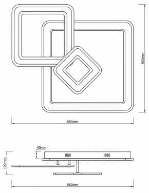 Потолочная люстра Escada Volume 10240/3LED в Красноуральске - krasnouralsk.ok-mebel.com | фото 7