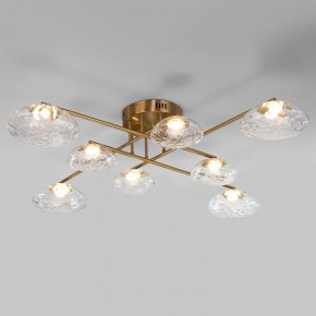 Потолочная люстра Eurosvet Ripple 50389 LED латунь в Красноуральске - krasnouralsk.ok-mebel.com | фото