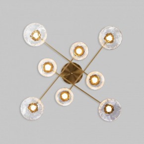 Потолочная люстра Eurosvet Ripple 50389 LED латунь в Красноуральске - krasnouralsk.ok-mebel.com | фото 3