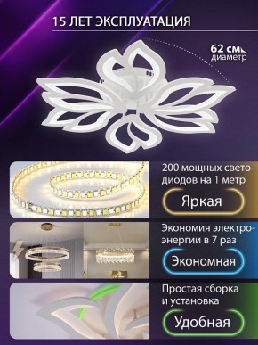 Потолочная люстра Natali Kovaltseva FORTUNA LED LAMPS 81107/6C в Красноуральске - krasnouralsk.ok-mebel.com | фото 5